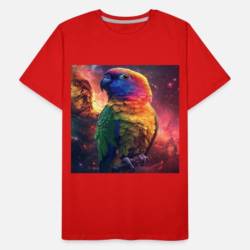 Sittiche Männer Premium Bio T-Shirt