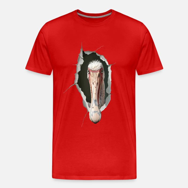 Löffler - Männer Premium Bio T-Shirt - Rot