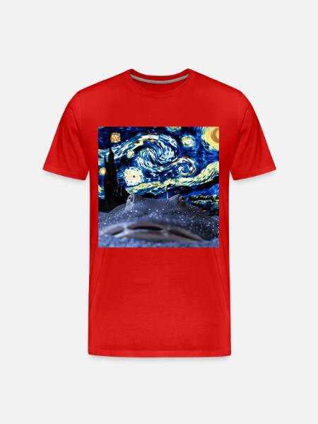 Stachelrochen - Männer Premium Bio T-Shirt - Rot