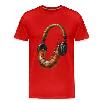 Wurm - Männer Premium Bio T-Shirt - Rot - Vorne - Damien (186cm)