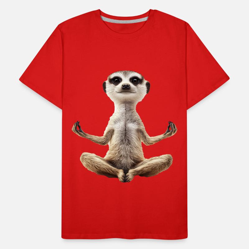 Erdmännchen Männer Premium Bio T-Shirt