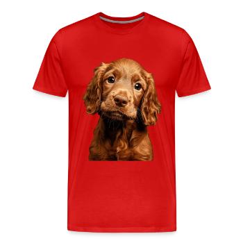 Irish Setter - Männer Premium Bio T-Shirt - Rot - Vorne - Damien (186cm)