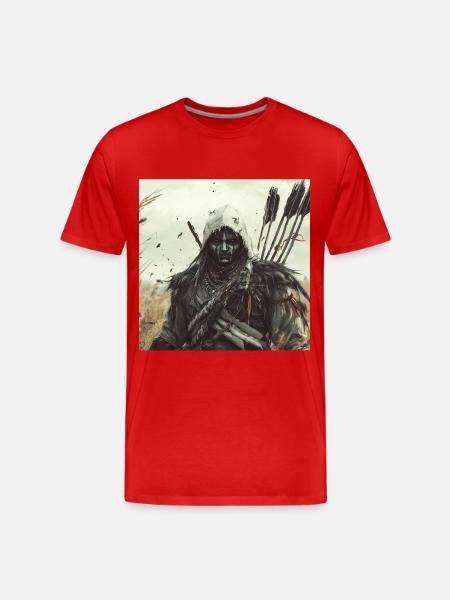 Indisch - Männer Premium Bio T-Shirt - Rot