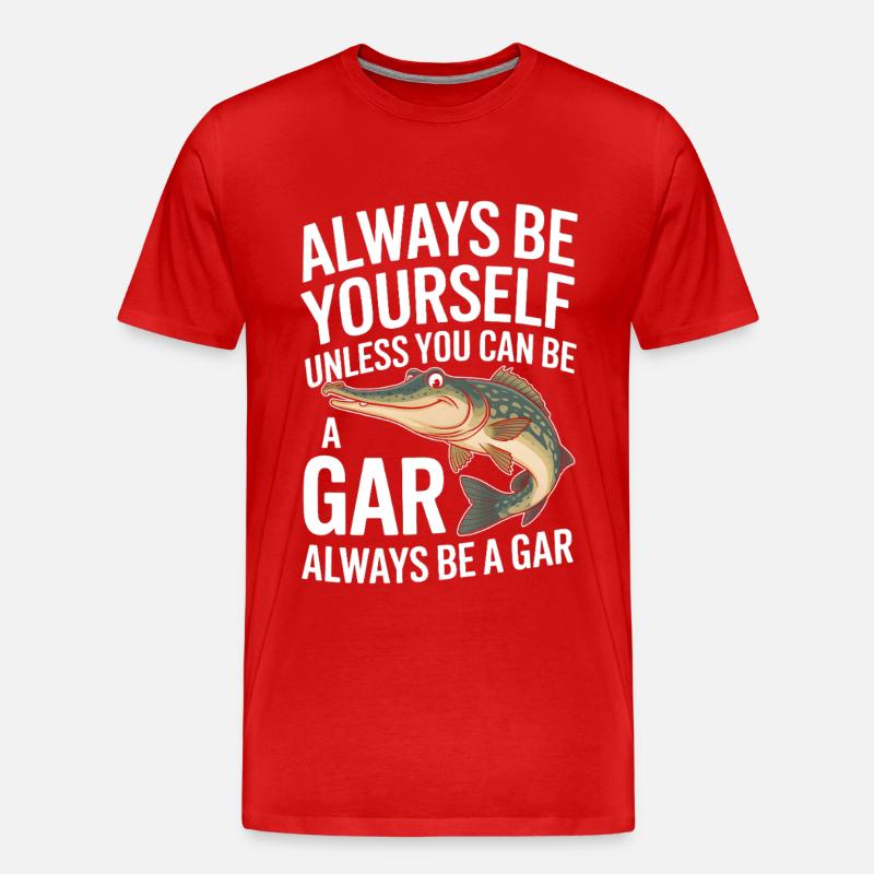 Gar - Männer Premium Bio T-Shirt - Rot