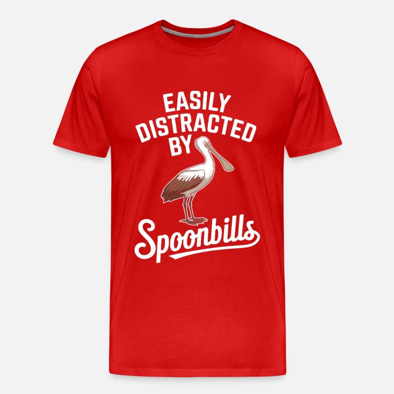 Löffler - Männer Premium Bio T-Shirt - Rot