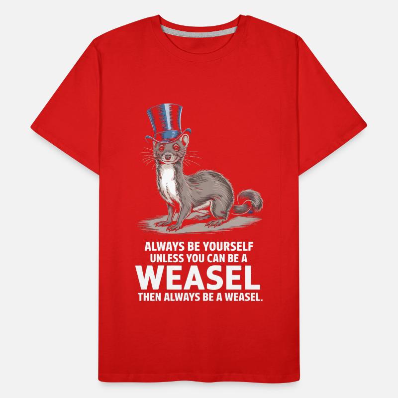 Wiesel Männer Premium Bio T-Shirt