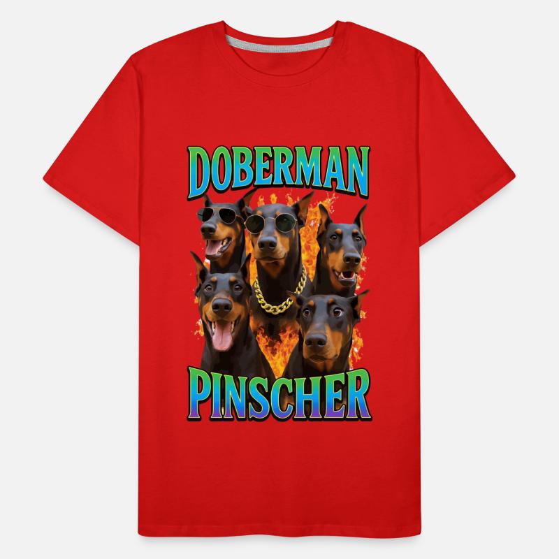 Dobermann Männer Premium Bio T-Shirt