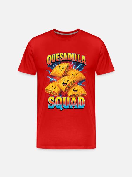 Quesadilla - Men's Premium Organic T-Shirt - red