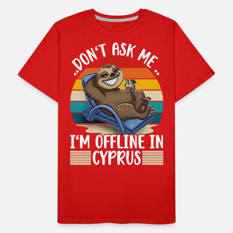 Vacances Chypre T-shirt bio Premium Homme