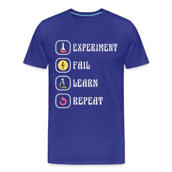 Wissenschaft Physik Chemie Experiment - Männer Premium Bio T-Shirt - Königsblau - Vorne - Damien (186cm)