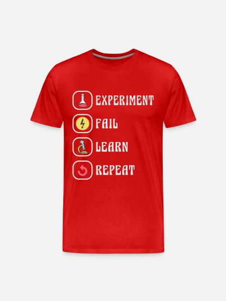 Science Physics Chemistry Experiment - Men's Premium Organic T-Shirt -