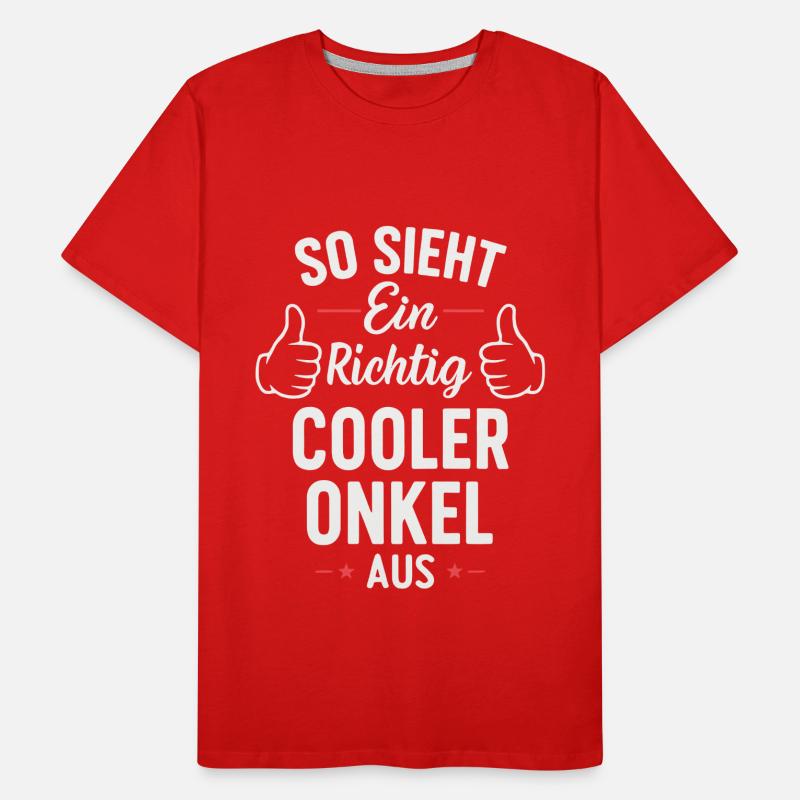 This is what a really cool uncle looks like Men's Premium Organic T-Shirt