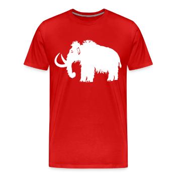 Mammut - Männer Premium Bio T-Shirt - Rot - Vorne - Damien (186cm)