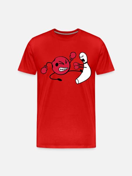Bowling - Men's Premium Organic T-Shirt - red