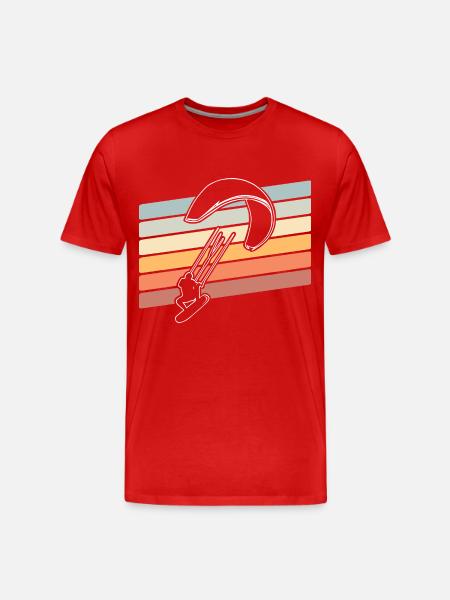 Kitesurfer Kitesurf Kitesurf - T-shirt bio Premium Homme - rouge