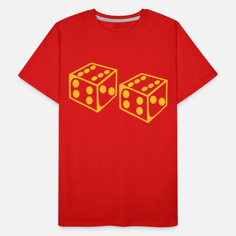 Dice - Number Men's Premium Organic T-Shirt