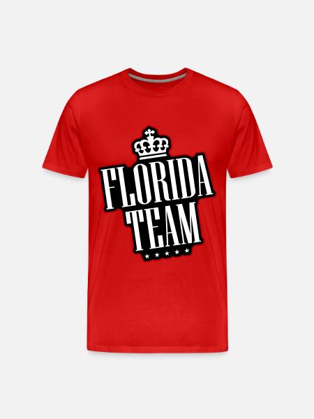 Équipe de Floride - T-shirt bio Premium Homme - rouge