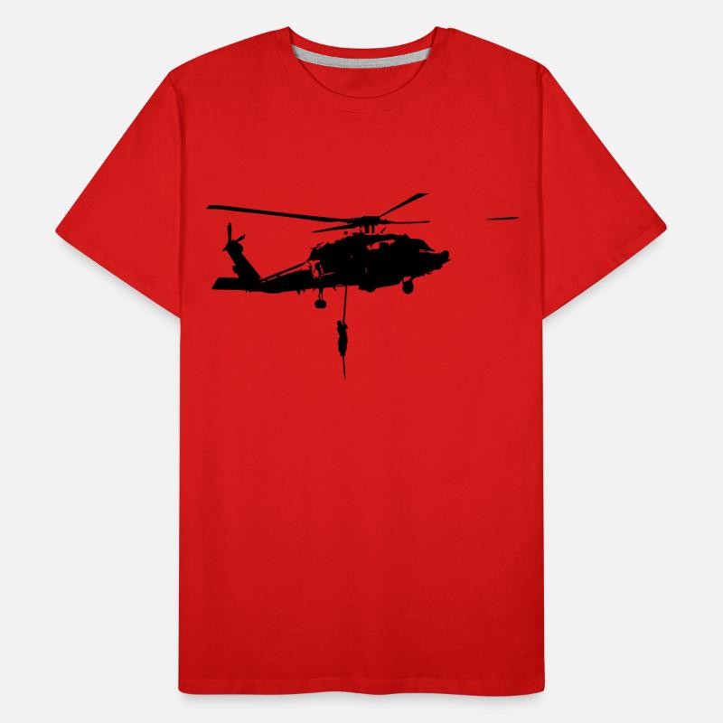 Helico intervention forces speciales T-shirt bio Premium Homme