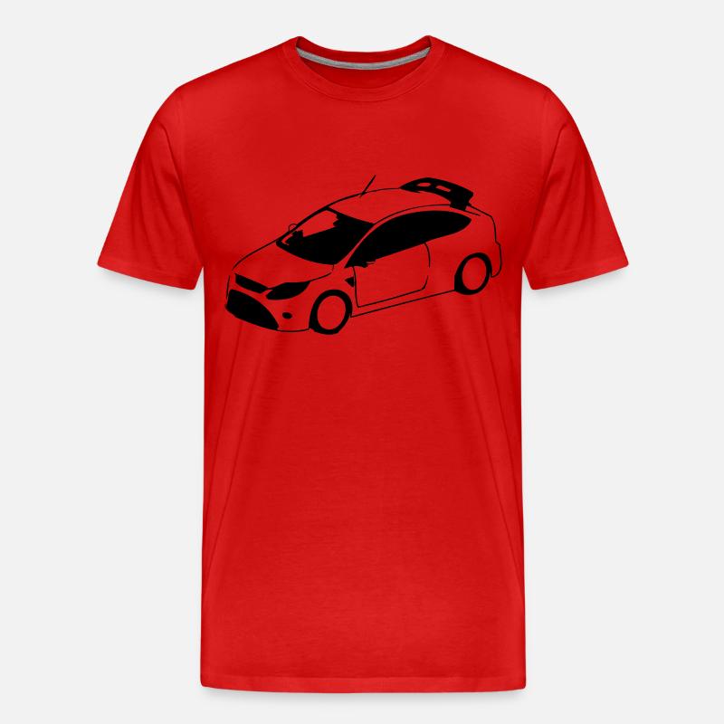 focus_rs Tee shirts - T-shirt bio Premium Homme - rouge