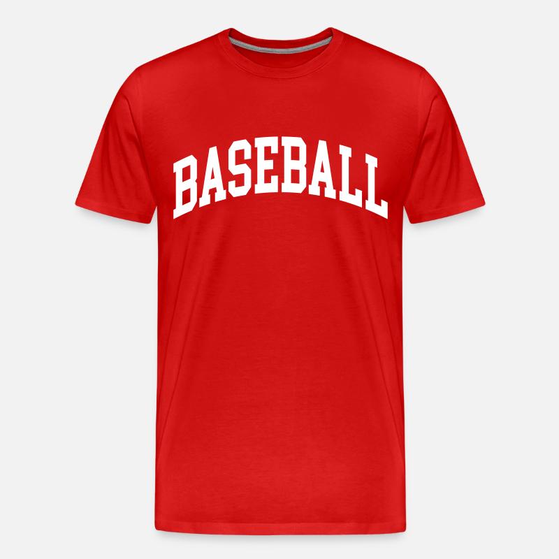 Base-ball - T-shirt bio Premium Homme - rouge