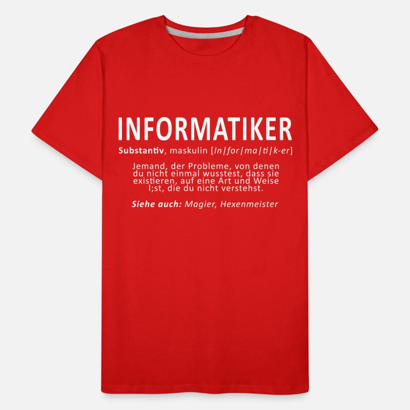 Computer Scientist PC Computer Internet Nerd Windows Lin Men's Premium Organic T-Shirt