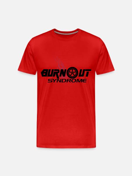 Burnout syndrome - Männer Premium Bio T-Shirt - Rot
