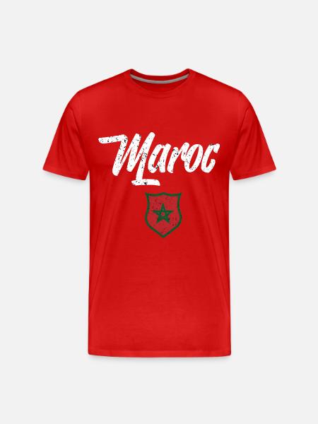MAROC - T-shirt bio Premium Homme - rouge