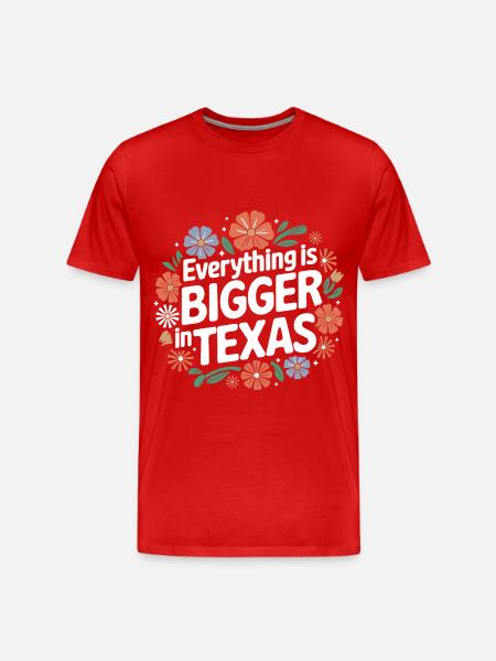 Texas State Texans Texas - Men's Premium Organic T-Shirt - red