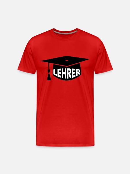 Enseignant - Mortier - T-shirt bio Premium Homme - rouge