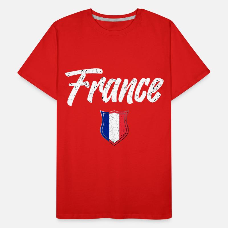 FRANKREICH Männer Premium Bio T-Shirt