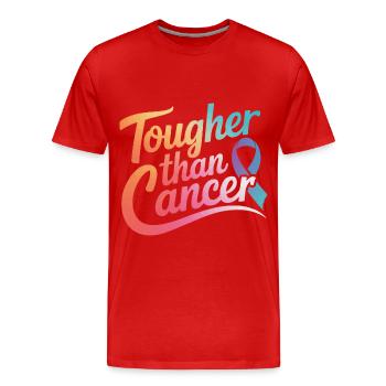 Cancer Awareness Cancer Breast Cancer - Men's Premium Organic T-Shirt - red - Front - Damien (186cm)