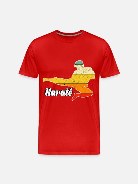 Karaté - T-shirt bio Premium Homme - rouge