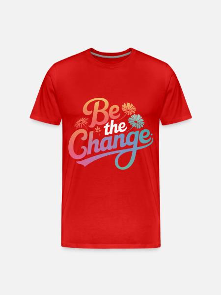 Altruisme Don désintéressé Donner d’école - T-shirt bio Premium Homme - rouge