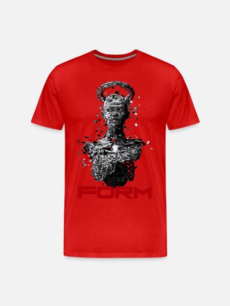 Spacious Form DMSS - Men's Premium Organic T-Shirt - red