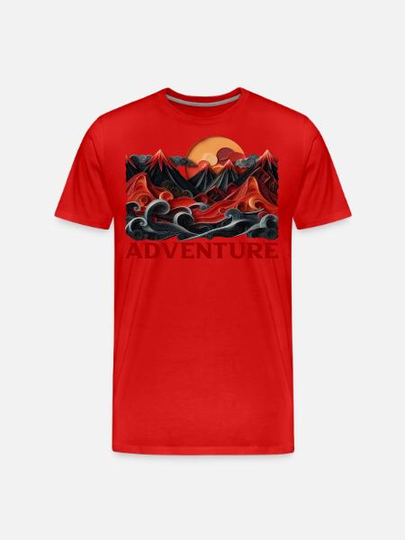 Aventure - T-shirt bio Premium Homme - rouge