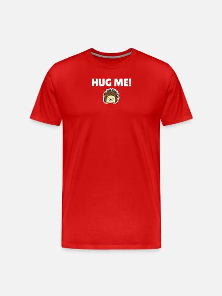 Hug me! - Men's Premium Organic T-Shirt - red