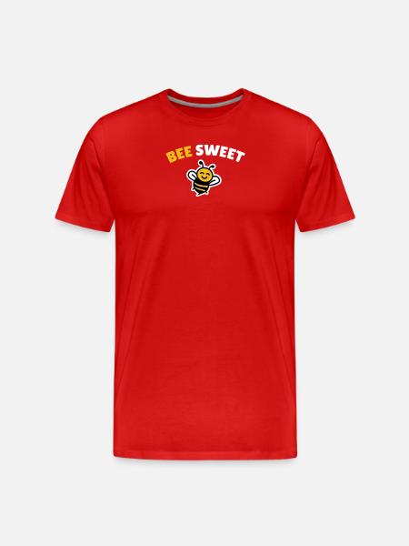 Bee sweet - Men's Premium Organic T-Shirt - red