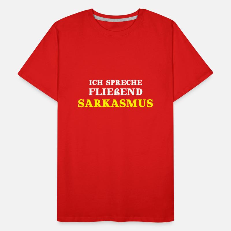 SARKASMUS Geschenkidee lustig Männer Premium Bio T-Shirt