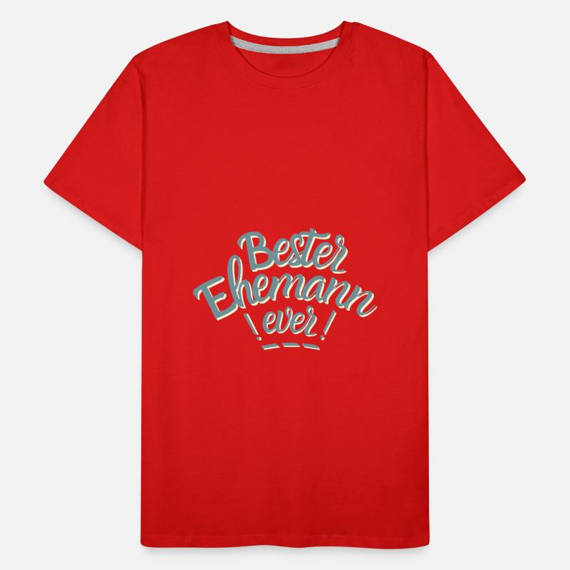Der beste Ehemann der Welt. Bester Ehemann ever! Männer Premium Bio T-Shirt