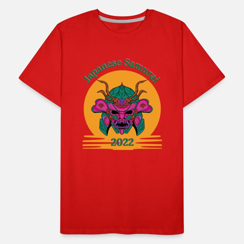 Japanese Samurai_2022 Männer Premium Bio T-Shirt