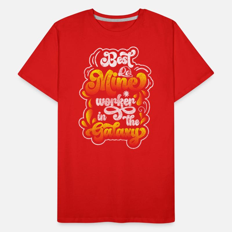 Mining Pit Men's Premium Organic T-Shirt