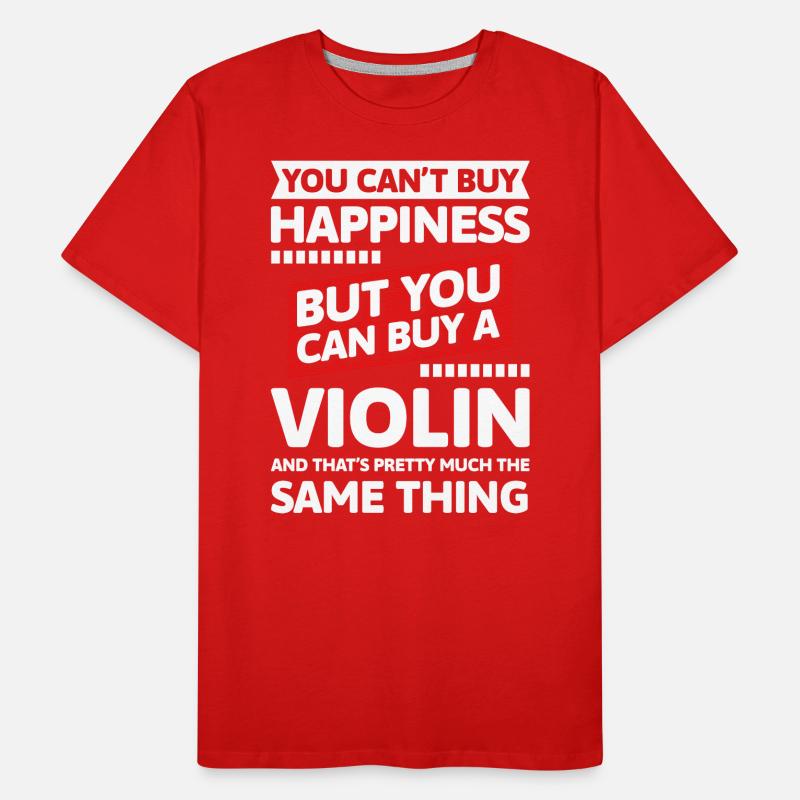 Violin player performance Men's Premium Organic T-Shirt