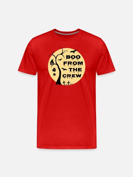 Boo from the crew - Men's Premium Organic T-Shirt - red