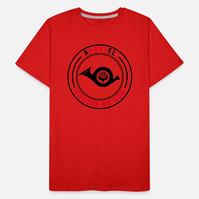 post briefträger postbote apostel Männer Premium Bio T-Shirt