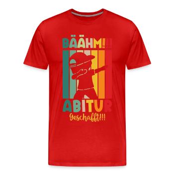 Abitur 2024 Geschafft Abiturientin Abiturient - Männer Premium Bio T-Shirt - Rot - Vorne - Damien (186cm)
