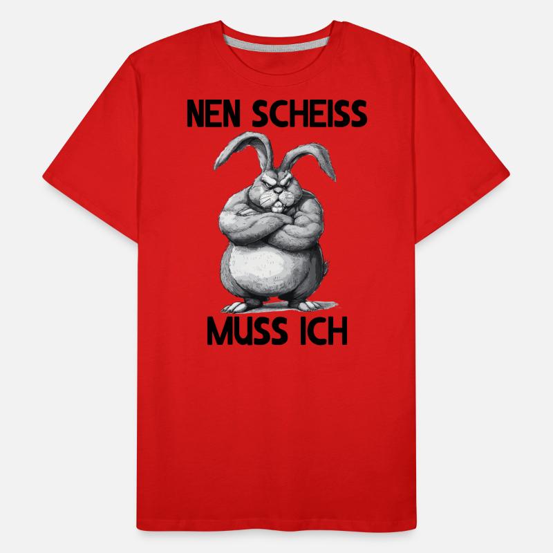 Lapin Lapin Je dois baiser T-shirt bio Premium Homme