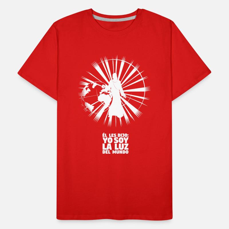 Das Licht der Welt - Spanisch Männer Premium Bio T-Shirt