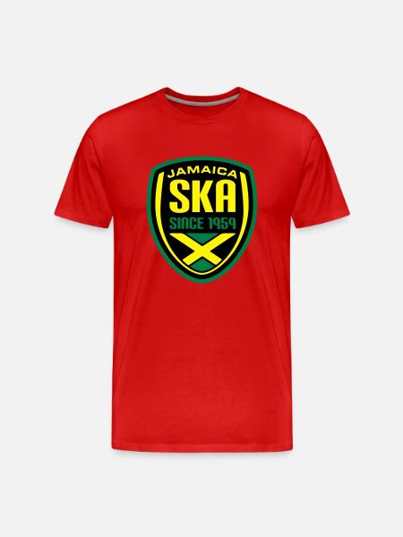 Ska Wappen_2 - Men's Premium Organic T-Shirt - red