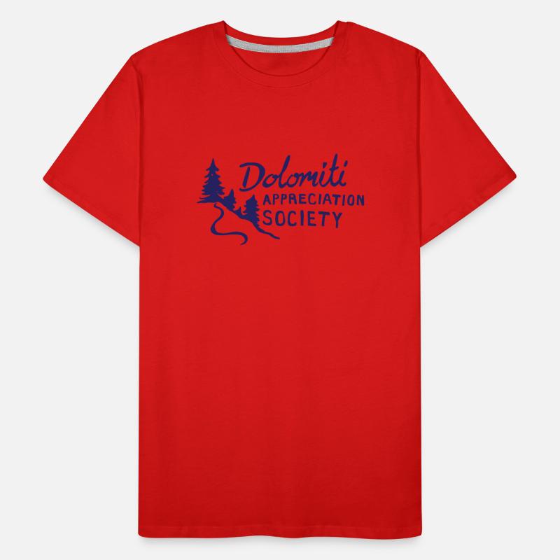 Appréciation Dolomite dessinée à la main T-shirt bio Premium Homme