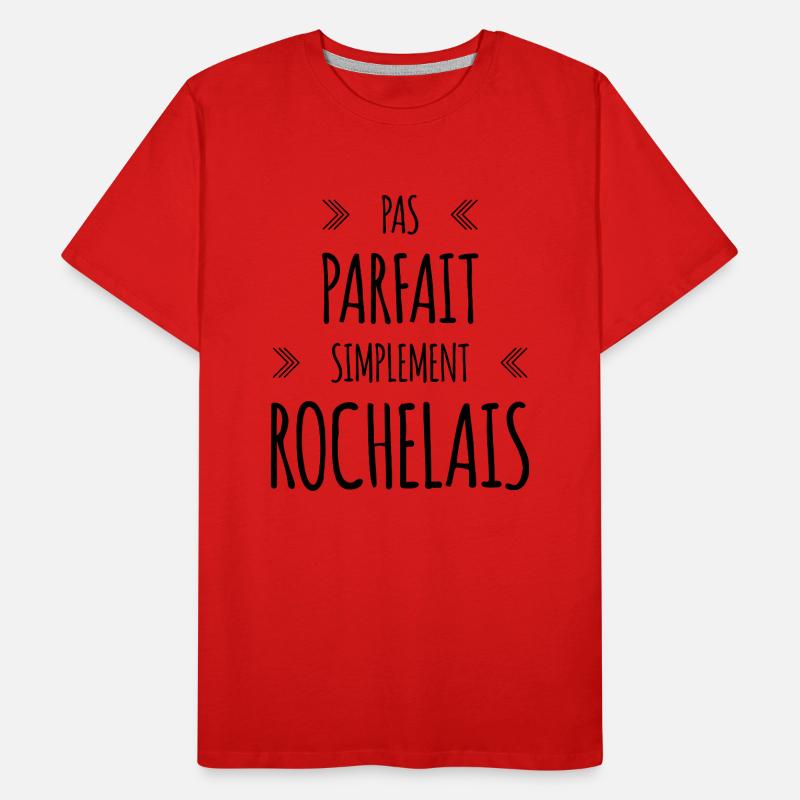 Pas parfait, simplement Rochelais T-shirt bio Premium Homme